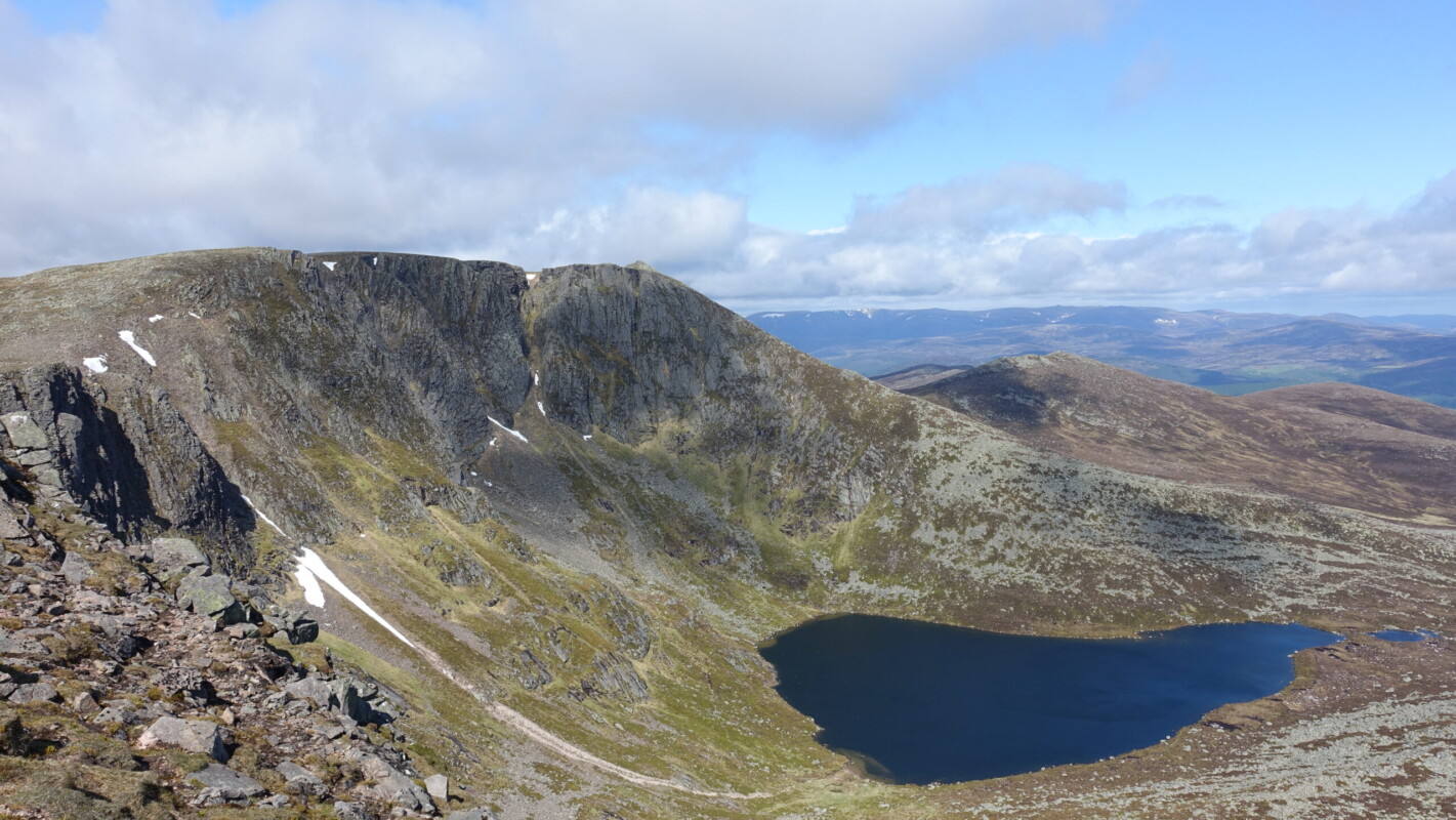 Lochnagar and the main coire. Lochnagar