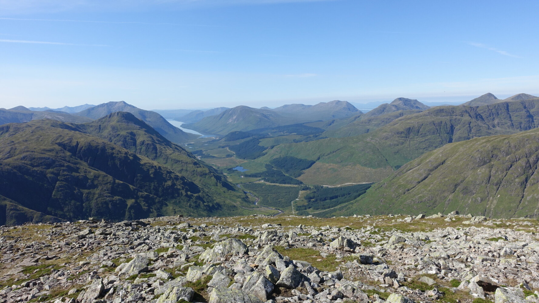 Glen Etive from Stob na Broige Glen Etive