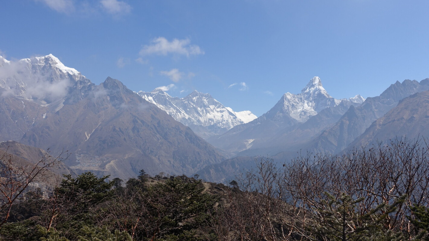 Everest View Hotel's terrace view Everest View Hotel