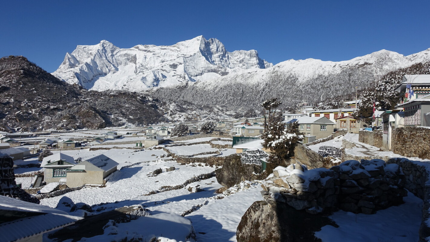 Khunde Ri from Khumjung Khunde Ri from Khumjung
