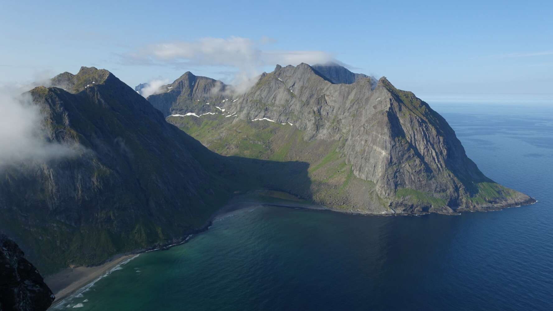 Kvalvika Beach from Ryten Ryten