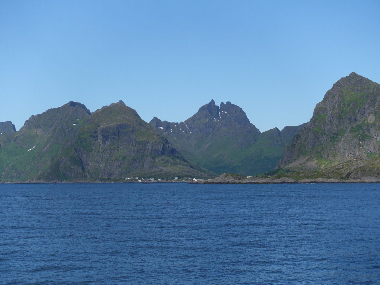 I never tire of the views from the Bodø-Moskenes ferry Lofoten from Bodø-Moskenes ferry