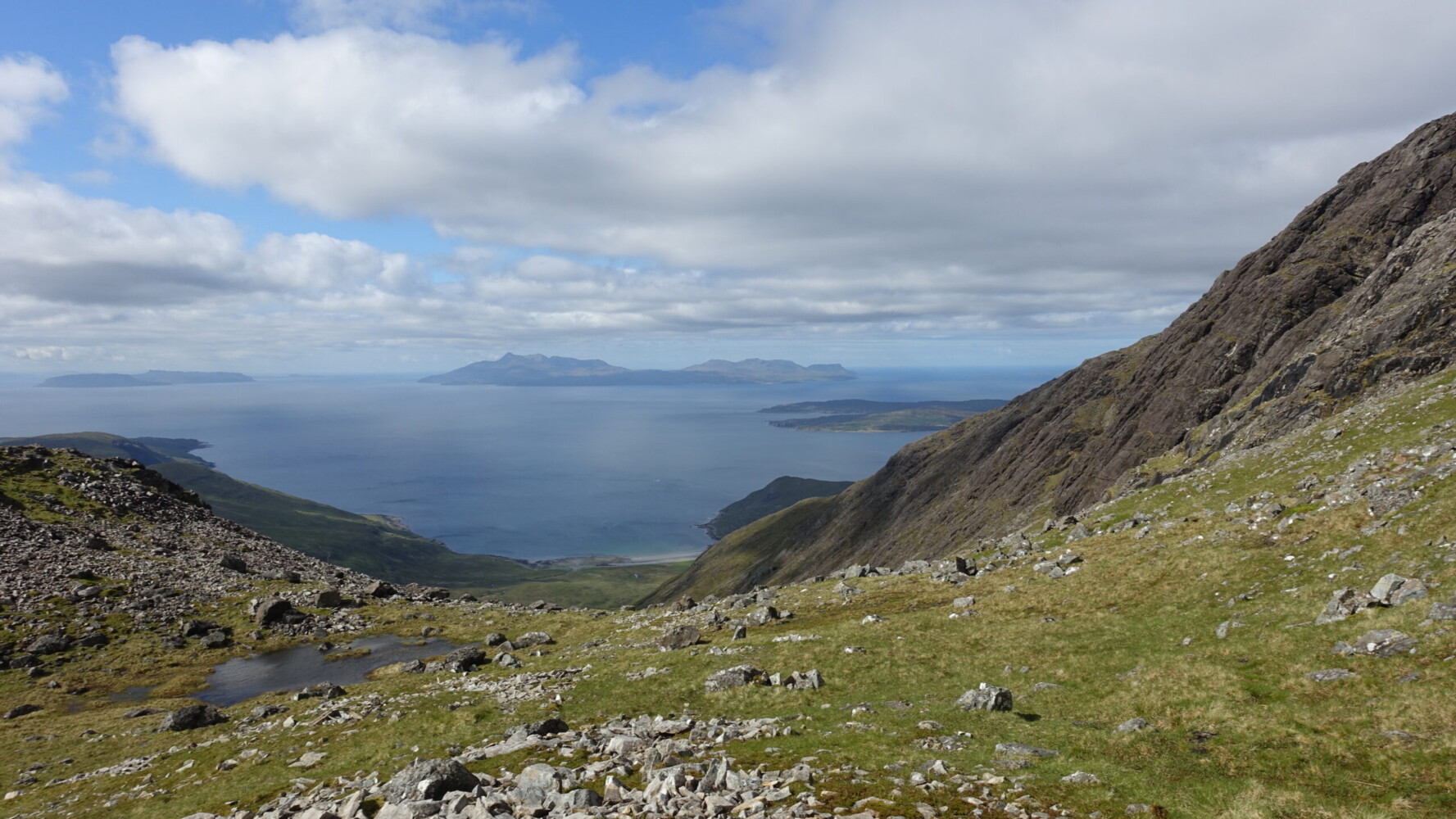 Looking toward Isle of Rum – one to return for Rum from Blà Bheinn