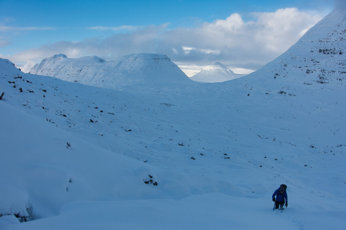Cliimber in Torridon