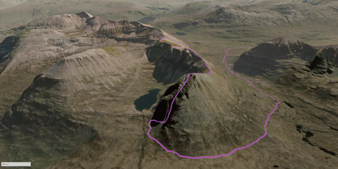 Morrison's Gully (Beinn Eighe) Morrison's Gully Map