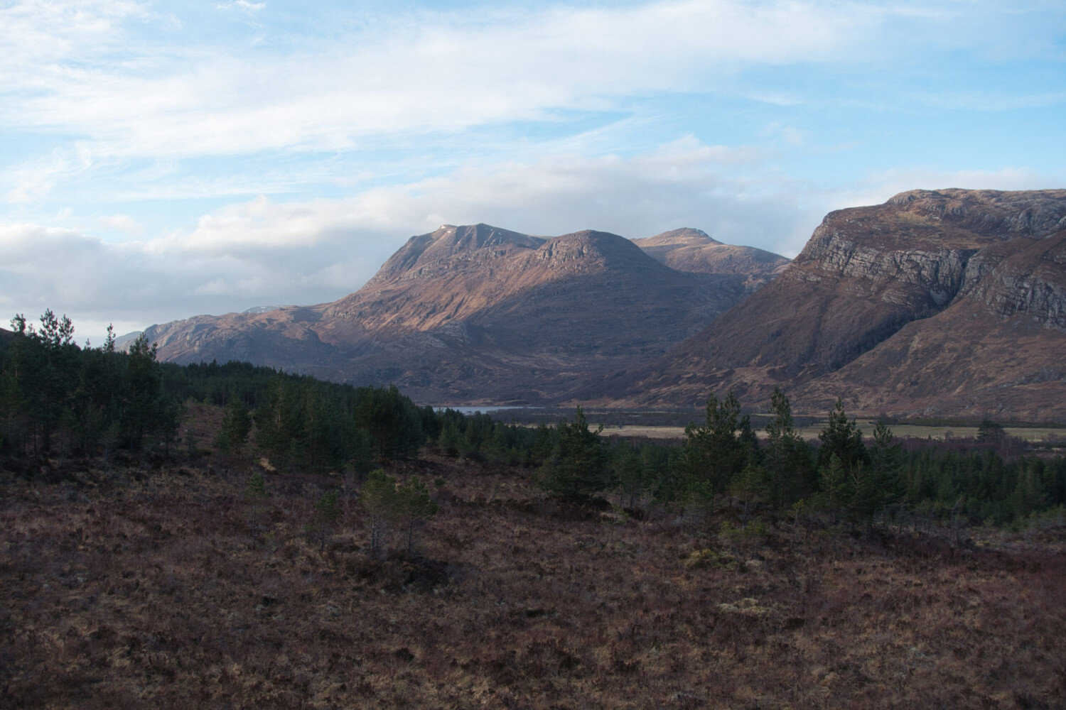 Campsite views from my arrival. Slioch