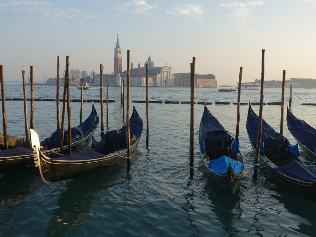 San Giorgio Maggiore Boats and San Giorgio Maggiore