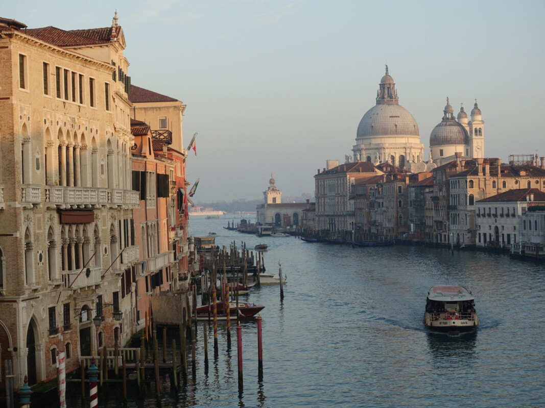 Basilica Santa Maria della Salute from Ponte dell Accademia Ponte dell Accademia
