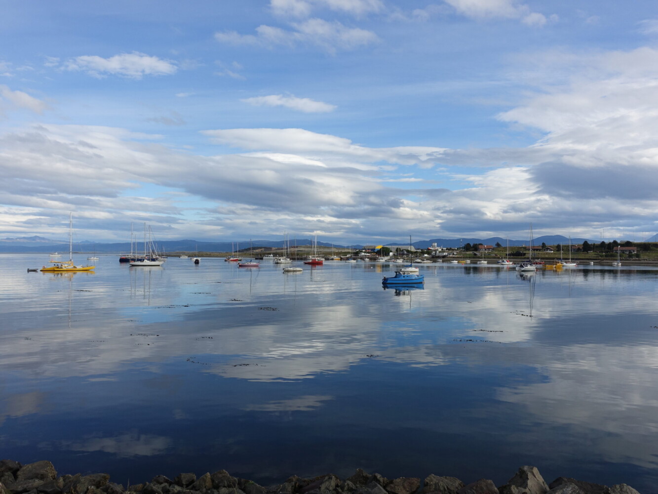 boats in Ushuaia harbour