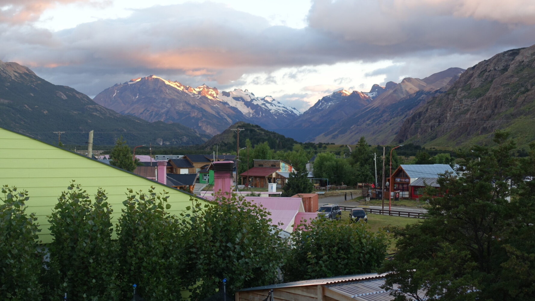 Early morning light from the window of my AirBnB