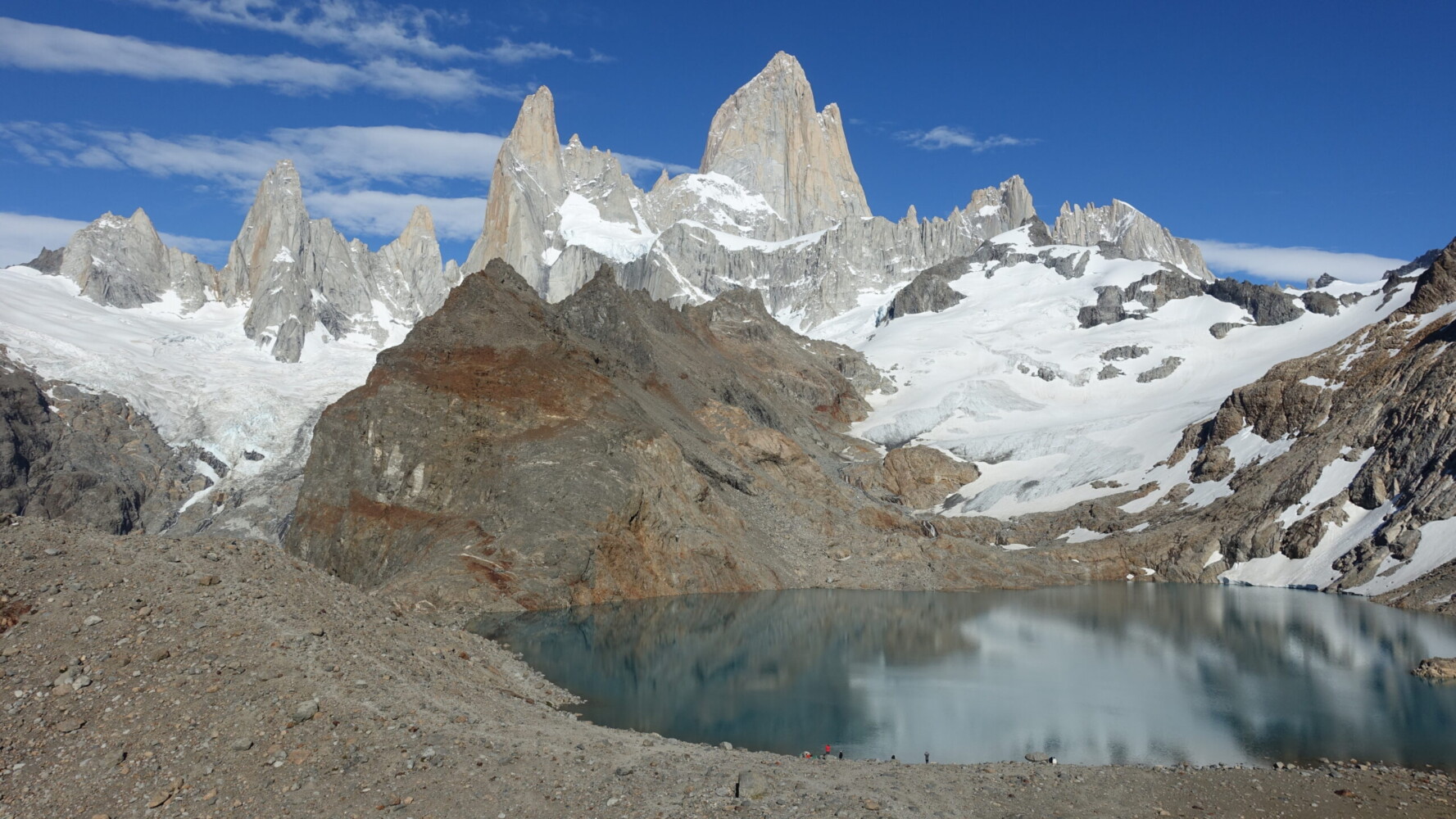 The iconic Laguna de Los Tres view The iconic view of Fitz Roy from Laguna de los Tres