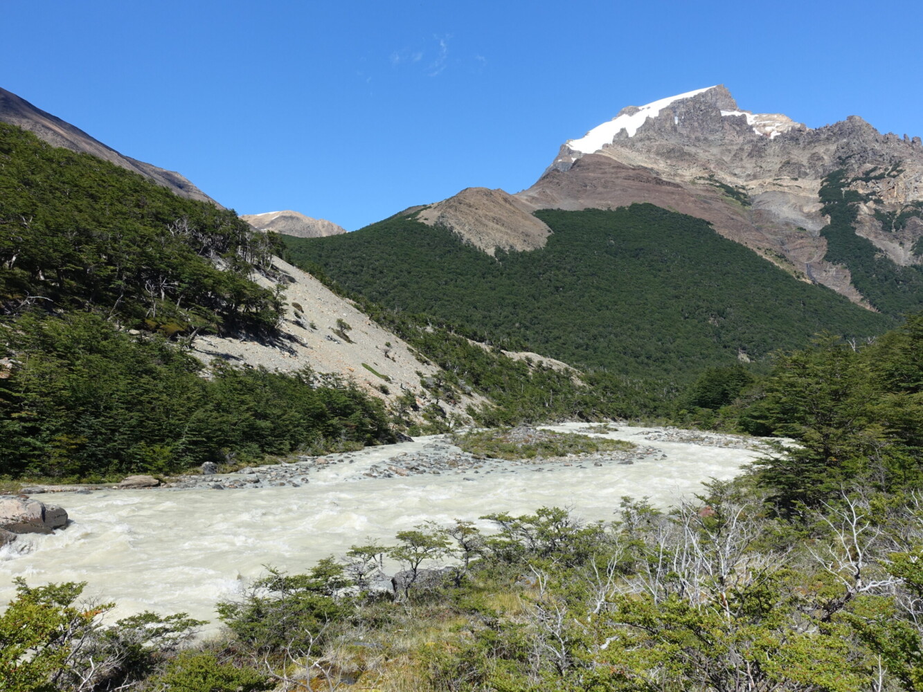 Rio Fitz Roy and Cerro Solo
