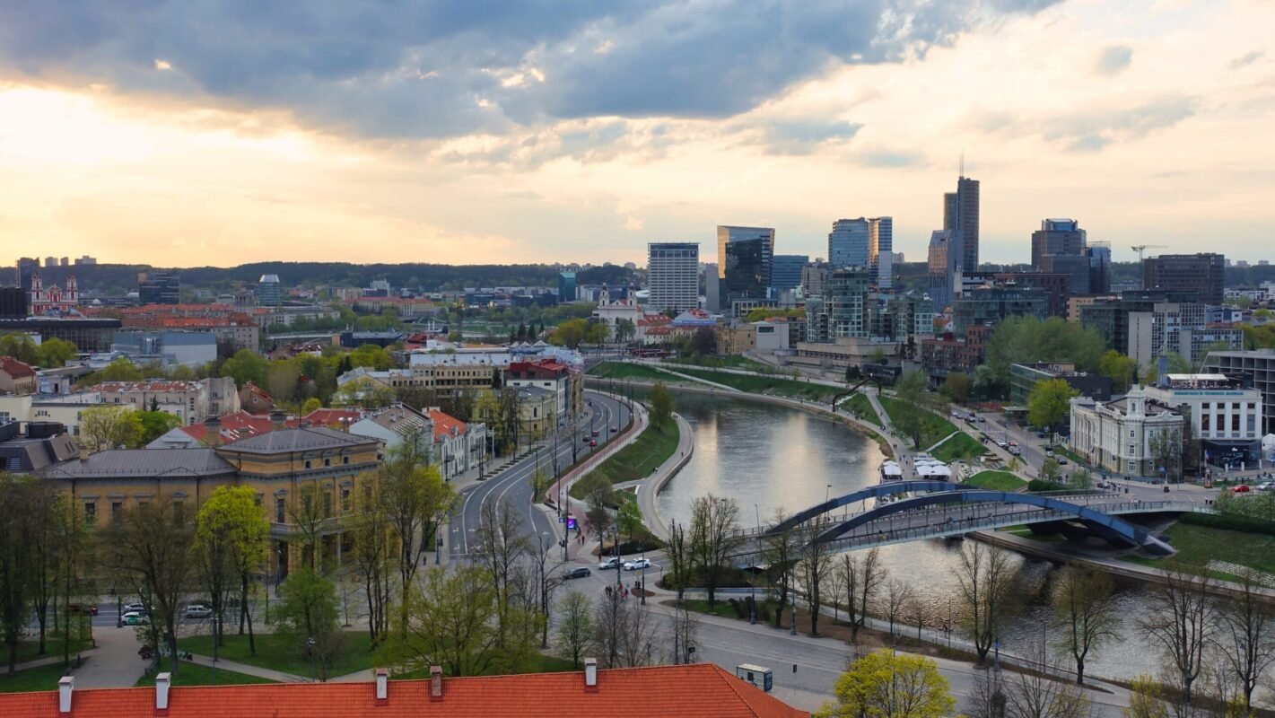 Vilnius's modern skyline