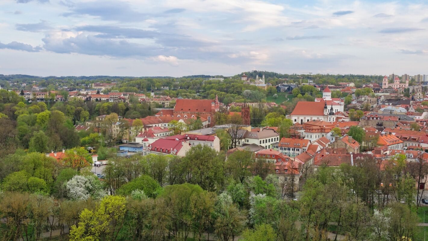 Vilnius's old town skyline