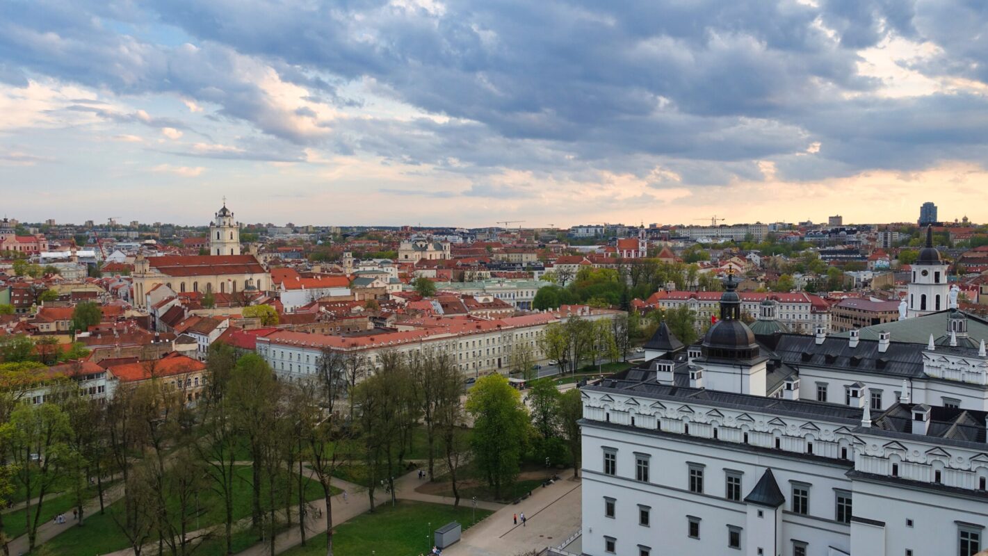 Vilnius's old town skyline