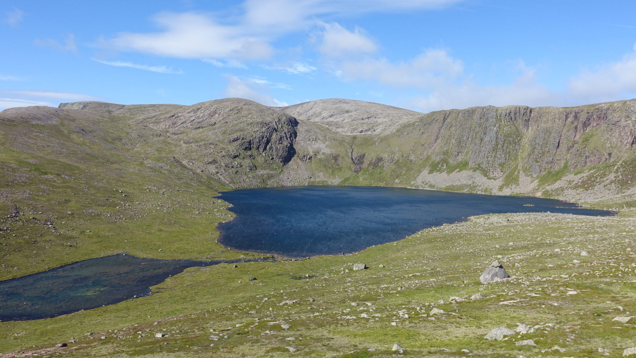 Spot the tents Loch Etchachan
