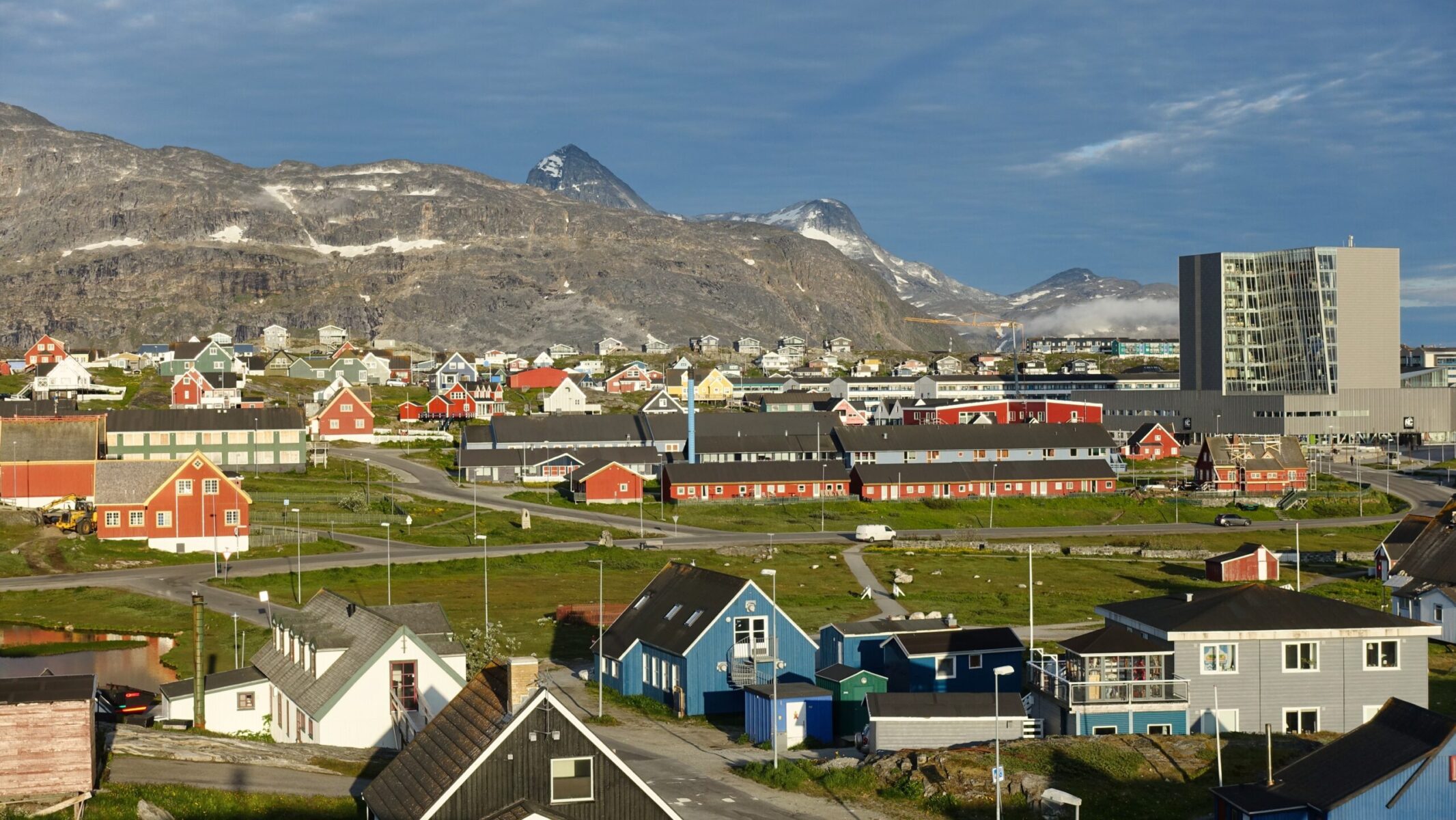 Old Nuuk with Ukkusissat and Kingittorsuaq in the background Old Nuuk