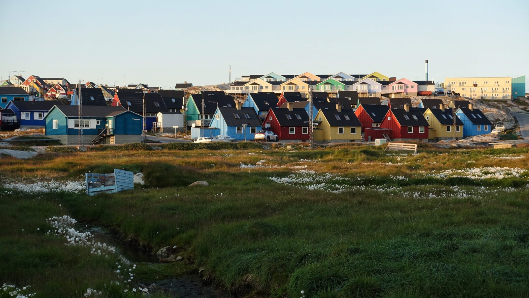 colourful houses in Ilulissat