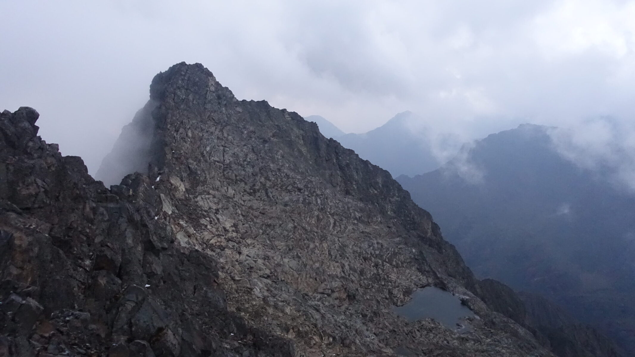 Albert Peak (DRC). Not long ago, this was glacier Albert Peak