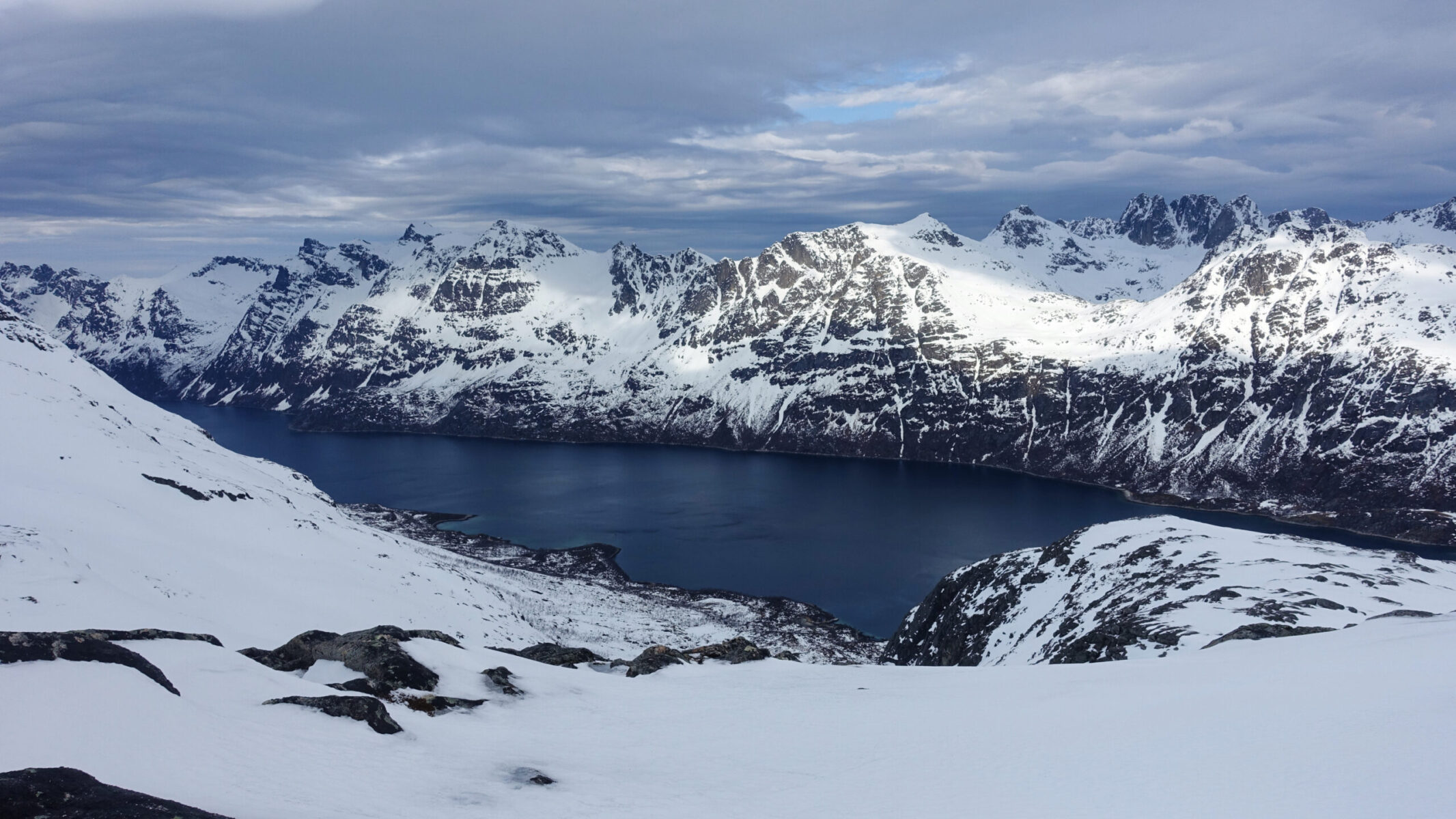 A well-timed break in the cloud North Ersfjord