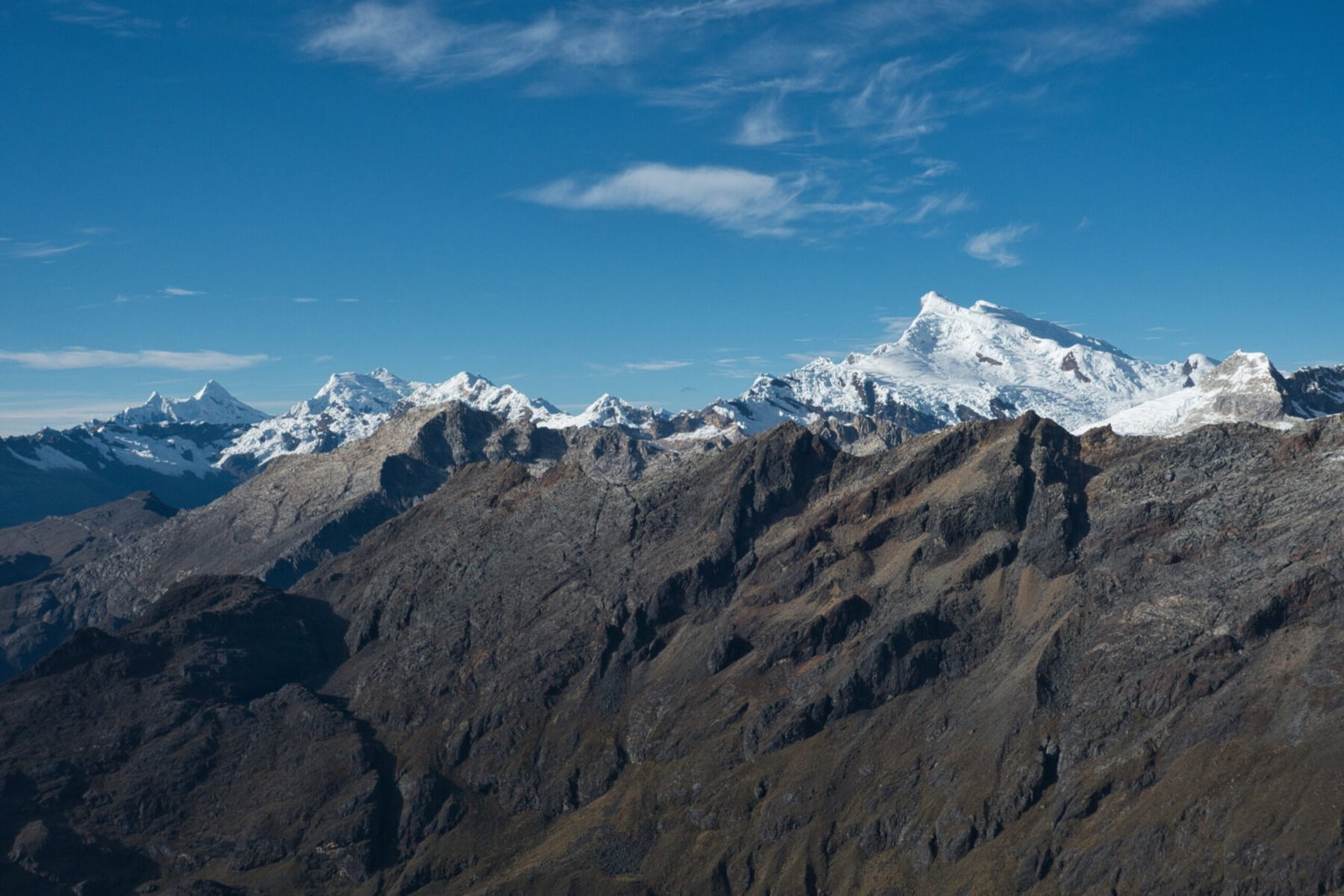 Views southeast, from Nevado Mateo Nevado Mateo summit views