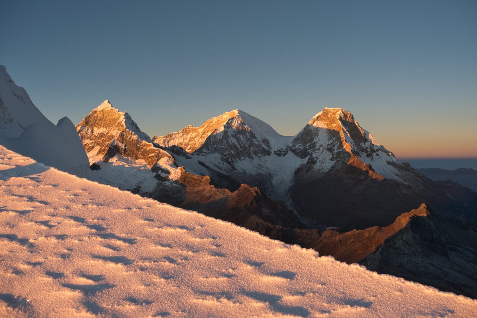 Huascaran from below Yanapaccha's summit Huascaran