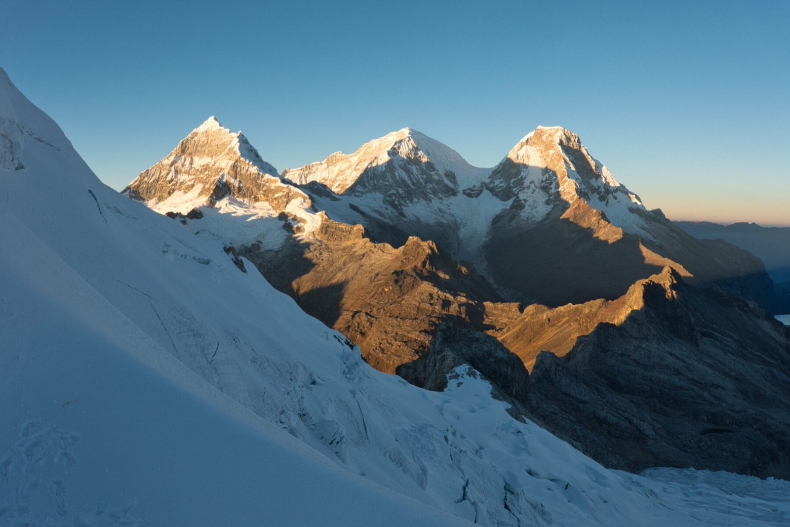 Huascaran from below Yanapaccha's summit Huascaran
