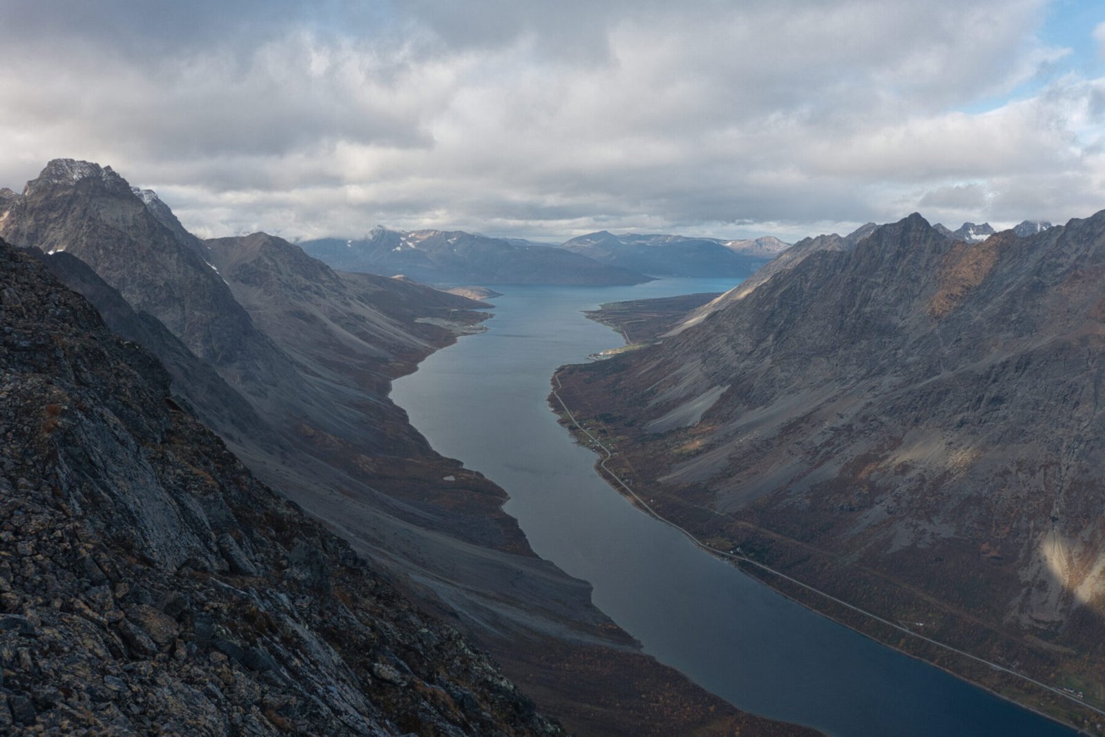 Kjosen Fjord from Rørnestinden